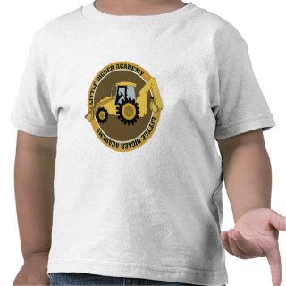 Little Digger Academy Backhoe Dozer Construction Tshirt