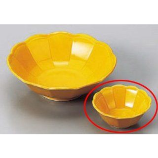 bowl kbu050 20 542 [3.08 x 1.38 inch] Japanese tabletop kitchen dish Sashimi yellow flower Chiyo mouth [7.8x3.5cm] dining Japanese restaurant business kbu050 20 542 Bowls Kitchen & Dining