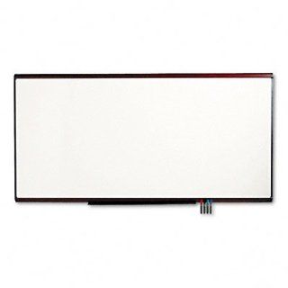 Quartet DuraMax Porcelain Whiteboard with Mahogany Frame   96 x 48 in.  Dry Erase Boards  Electronics