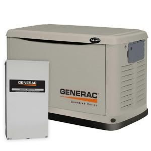 Generac 14,000 Watt Automatic Standby Generator with 200 Amp SE Rated Transfer Switch 6241
