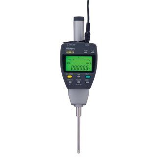 Mitutoyo 543 558A Absolute LCD Digimatic Indicator ID F, with Back Lit LCD, #4 48 UNF Thread, 0.375" Stem Dia., 0 2"/0 50.8mm Range, +/ 0.00012" Accuracy Test Indicators