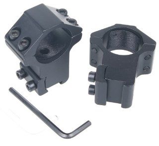 Dovetail 11mm Mount Dia 30mm Ring DIY Through for Scope Rifle&flashlight  Airsoft Gun Scope Mounts  Sports & Outdoors