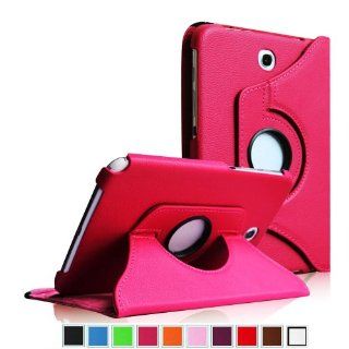Fintie (Orange) 360 Degrees Rotating Case Cover (With Dual Auto Sleep/Wake Feature) for Samsung Galaxy Note 8.0 inch Tablet GT N5100 / N5110  Multiple Color Options Computers & Accessories