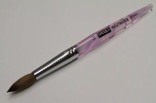 Osaka Finest 100% Pure Kolinsky Brush, Size # 14, Made in Japan, Acrylic Purple Handle  Nail Brushes  Beauty