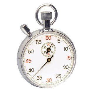H B Instrument 545 Durac Analog Stopwatch with Crown Stopper, 2.5" Width x 3.3" Height