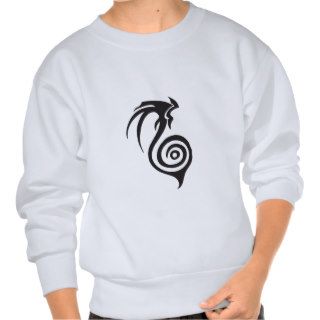 Simple Tribal Dragon Sweatshirts