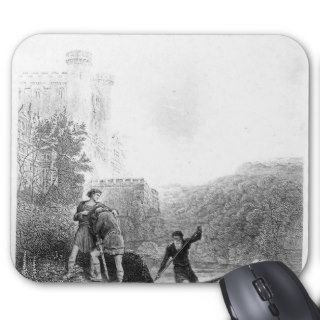 Lancelot looks upon the body of the Lady Mouse Pad