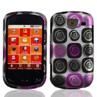 CP SAMBLAZE4GP2S13 2 in 1 Hard Case and Silicone Case for Samsung Blaze 4G   1 Pack   Non Retail Packaging   Black/Pink Cell Phones & Accessories