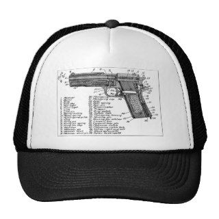 Gun Diagram Trucker Hat