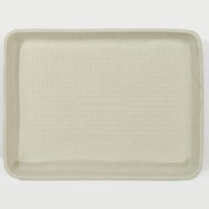 Chinet StrongHolder 9 in. x 12 in. x 1 in. Molded Fiber Food Trays, Beige, 250 Per Case HUH TUG