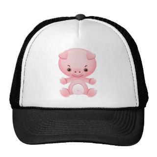 Cute Kawaii pink pig Baseball Cap Trucker Hats