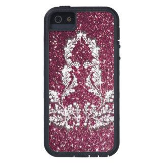 Victorian Floral Diamond Bling Design iPhone 5 Cover