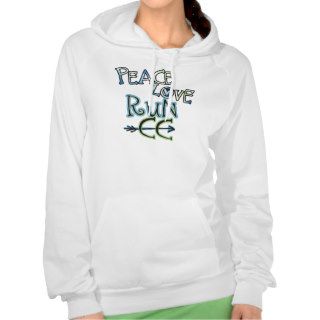 PEACE LOVE RUN CC   Cross Country T shirts