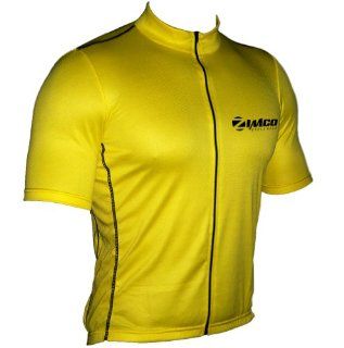 Zimco Cycling Jersey Large Yellow  Sports & Outdoors