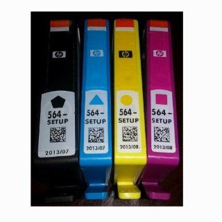 HP SETUP 564 Inkjet Cartridges, Set of 4 (Black, Cyan, Magenta & Yellow) Electronics