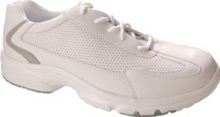 Propet Men's Cool Lite Tie Walking Shoes,White/Light Grey,13 XW US 