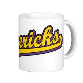 Mavericks in Gold and Purple Coffee Mug