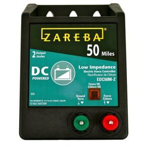 Zareba 50 Mile Battery Operated Low Impedance Charger EDC50M Z