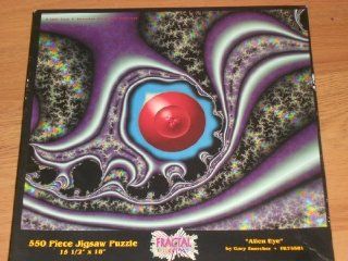 Alien Eye Puzzle 550 Pc Jigsaw Puzzle Fractal Dreams 