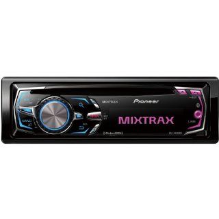 Pioneer Single DIN In Dash CD//USB Car Stereo Receiver w/ 50W x 4 MOSFET Amplifier, Built In Bluetooth, SiriusXM Ready, Voice Control For iPhone, Enjoy Your Favorite Music In A Non Stop Mix With MIXTRAX, 3 Sets Of Hi Volt RCA Preouts, 5 Band Graphic Equ