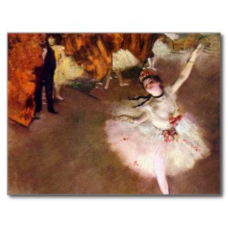 Prima Ballerina; Rosita Mauri, The Star by Degas Postcard