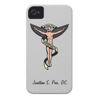 Personalized Chiropractic Emblem iPhone 4/4S Case iPhone 4 Covers