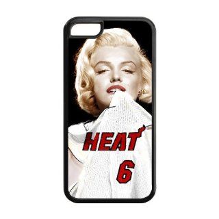 NBA Miami Heat LeBron James Iphone 5C Case Marilyn Monroe case cover by diyphonecasecase store Books