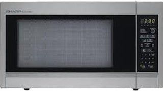 Sharp 1.8 Cu. Ft. Stainless Steel Countertop Microwave R551ZS Countertop Microwave Ovens Kitchen & Dining