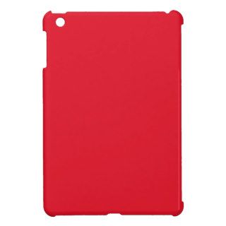 Cherry Red Background. Chic Fashion Color Trend iPad Mini Cover
