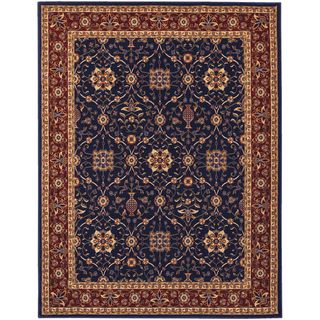 Anatolia All Over Vase/ Navy Red Area Rug (8'2 x 11'5) COURISTAN INC 7x9   10x14 Rugs