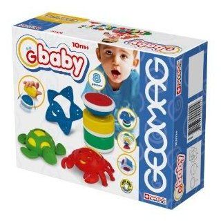 Toy / Game Geomag GBaby Baby Farm   8 pieces w/ Magnetic Shapes And Rubber Animals Well Suited for Teething Toys & Games
