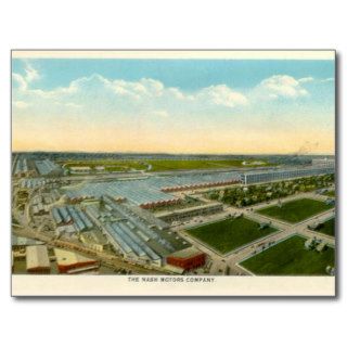 Nash Motor Co., Kenosha Wisconsin Postcards