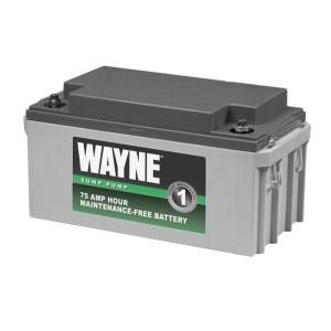 Wayne 75 Amp Hour Maintenance Free Battery WSB1275