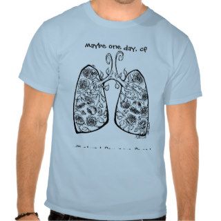 Cystic Fibrosis CF Lungs and Roses Cure Found Tee Shirts