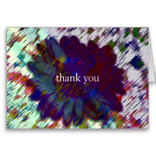 Beautiful Flower Thank You Greeting Card
