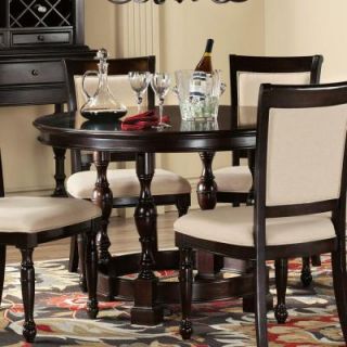 Home Decorators Collection Overton Rich Cherry Dining Table   Table Only DISCONTINUED 0158300820