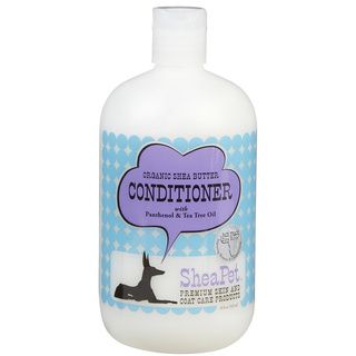 Shea Pet Organic Shea Butter Conditioner Panthenol/ Tea Tree Oil Earthbath Pet Shampoos