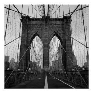 Brooklyn Bridge (Square Format) Poster