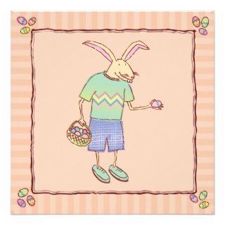 Funny Bunny Easter Egg Hunt Invitation