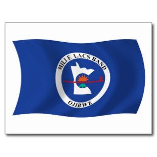 Mille Lacs Band Reservation Flag Postcard