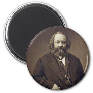 Mikhail Bakunin Russian Anarchist by Nadar Magnets