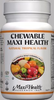 Maxi Chewable Maxi Health, Tropical, 90 Count Health & Personal Care