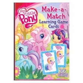 My Little Pony Make a match Learning Game Cards Toys & Games