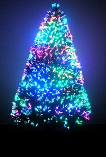 Artificial Christmas Tree   4 Foot   Fiber Optic LED Prelit  