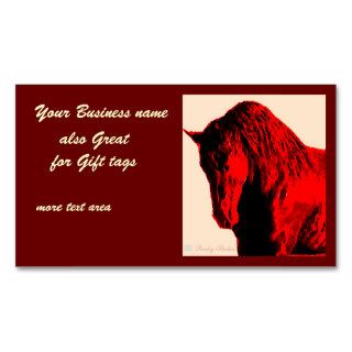 Red Horse Business Card Template
