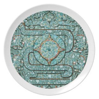 Aztec Mosaic Shield Plate