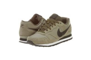 Nike Air Waffle Trainer Leather   Steel Green / Black Cargo Khaki White, 11.5 D US Running Shoes Shoes