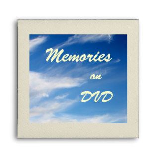 Memories DVD Envelope