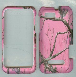 Pink Mossy Oak Camo Real Tree Hunting Net 10 Straight Talk Rubberized Motorola Defy Xt Xt555c Xt556 Cell Phones & Accessories