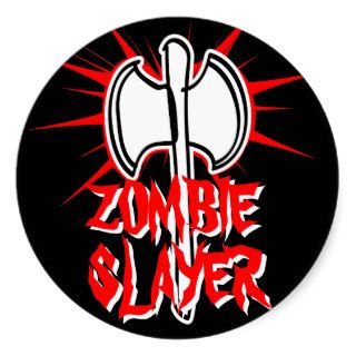 Zombie Slayer stickers